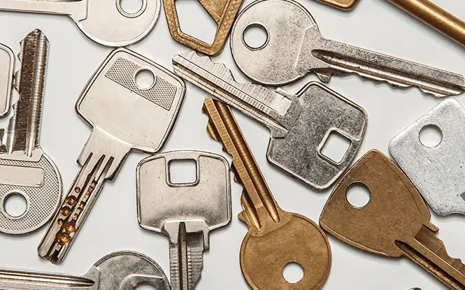 Assorted house keys ready for duplication